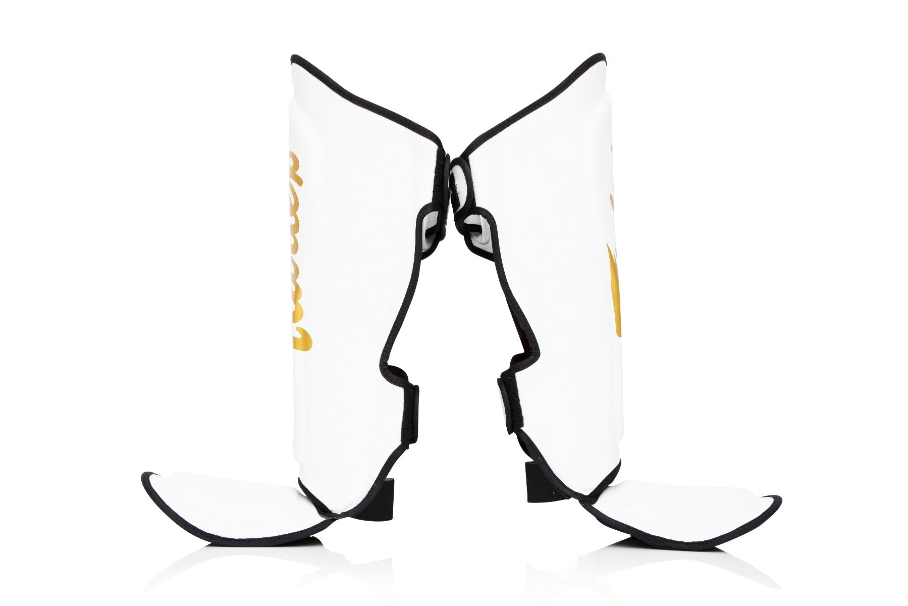 Fairtex X Booster Scheenbeschermers - FXB SG - Wit/Goud