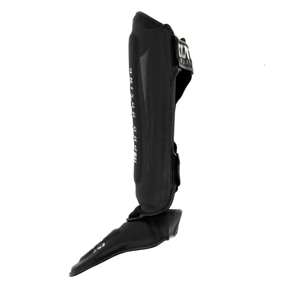 King Pro Boxing Revo 4 Kickboks Scheenbeschermers - Zwart