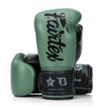 Fairtex X Booster Bokshandschoenen - FXB BG V2 - Echt leer - Donkergroen/Zwart
