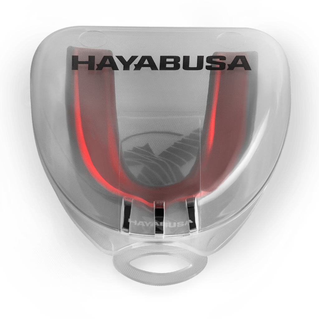 Hayabusa Combat Mouthguard - Adult - zwart/rood