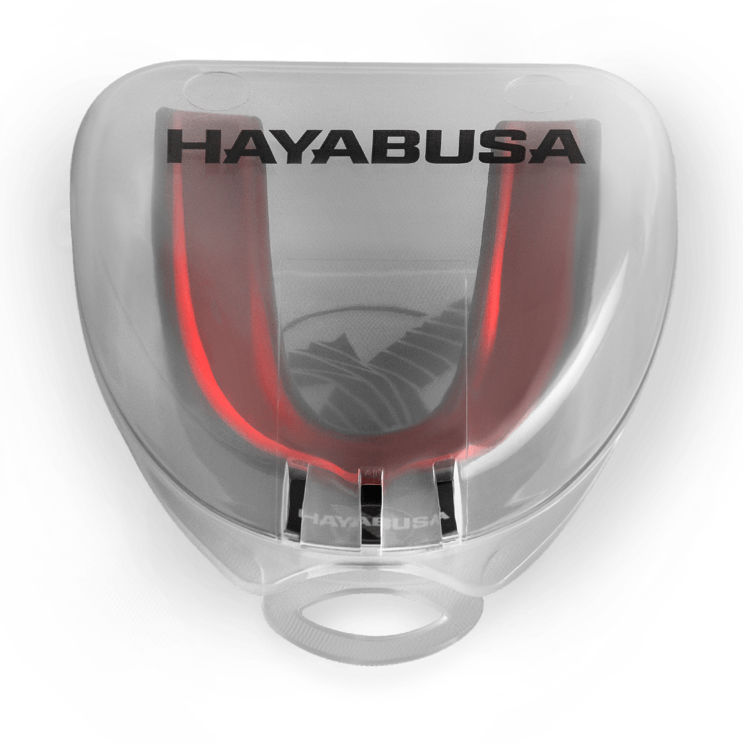 Hayabusa Combat Mouthguard - Adult - zwart/rood