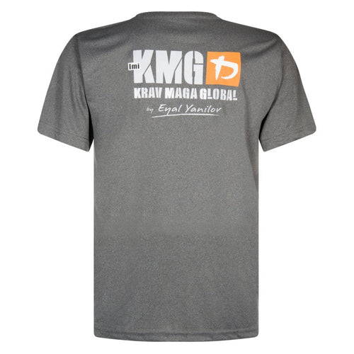 KMG T-shirt - dry-fit - Heren Donkergrijs