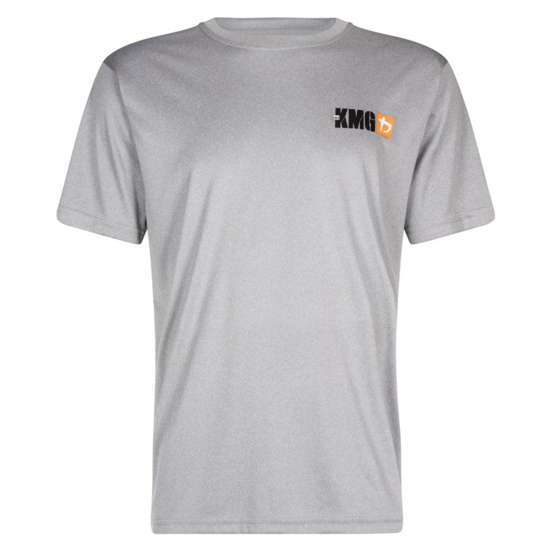 KMG T-shirt - dry-fit - Heren Lichtgrijs