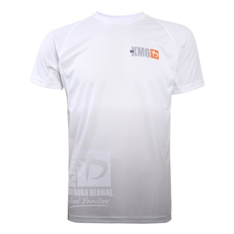 KMG Performance T-shirt - Sublimatiedruk - Beginner/P1/P2 - Wit - Heren