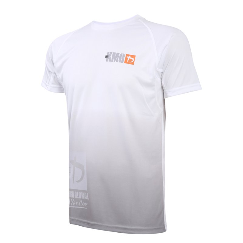 KMG Performance T-shirt - Sublimatiedruk - Beginner/P1/P2 - Wit - Heren