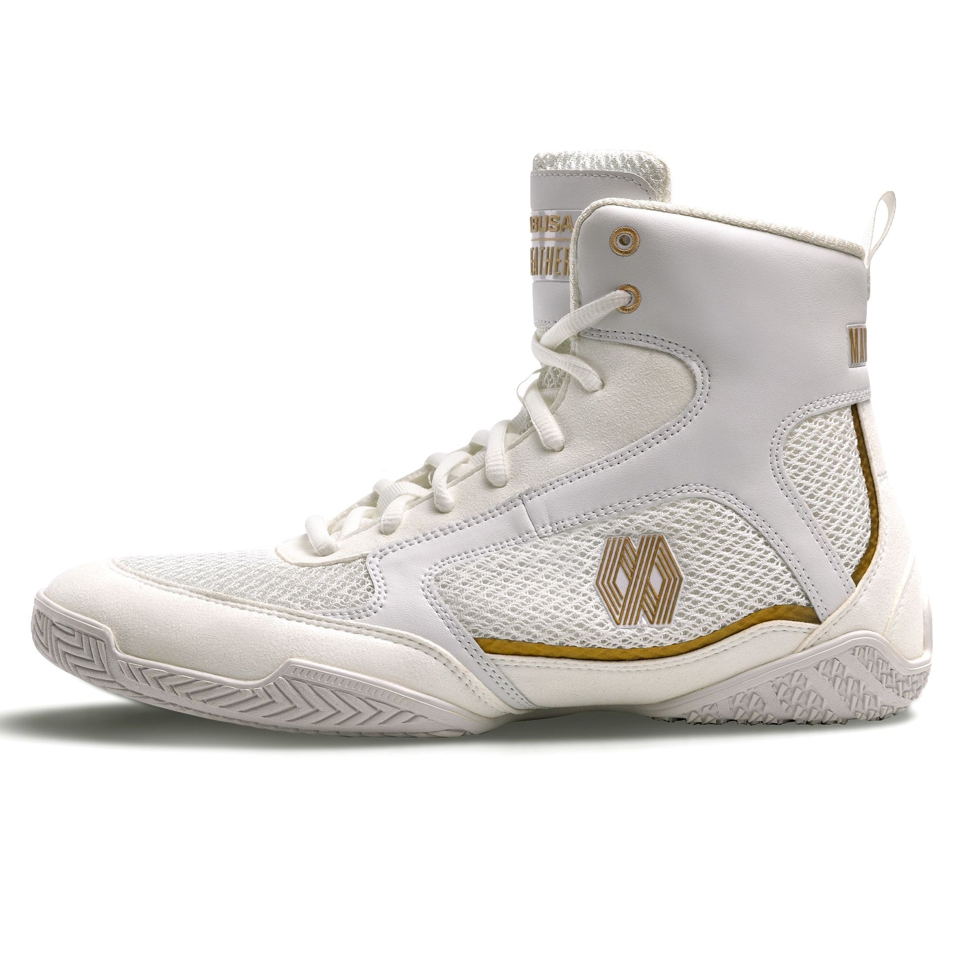 Hayabusa Mayweather Champ Boksschoenen - Wit/Goud