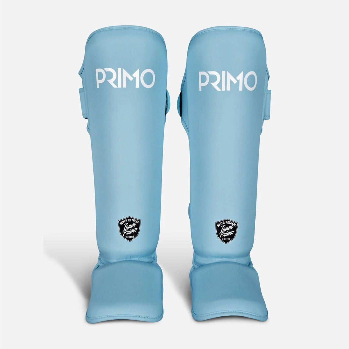 Primo Classic Muay Thai Scheenbeschermer - Arctic Blue - lichtblauw