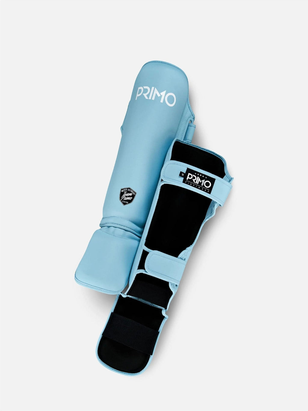 Primo Classic Muay Thai Scheenbeschermer - Arctic Blue - lichtblauw