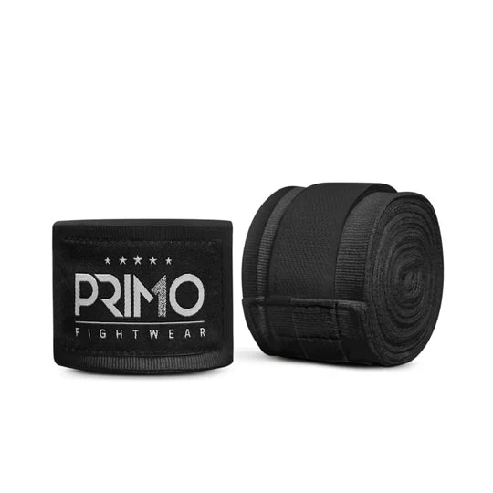 Primo Standaard Bandages Charcoal Black - 4 m - Zwart