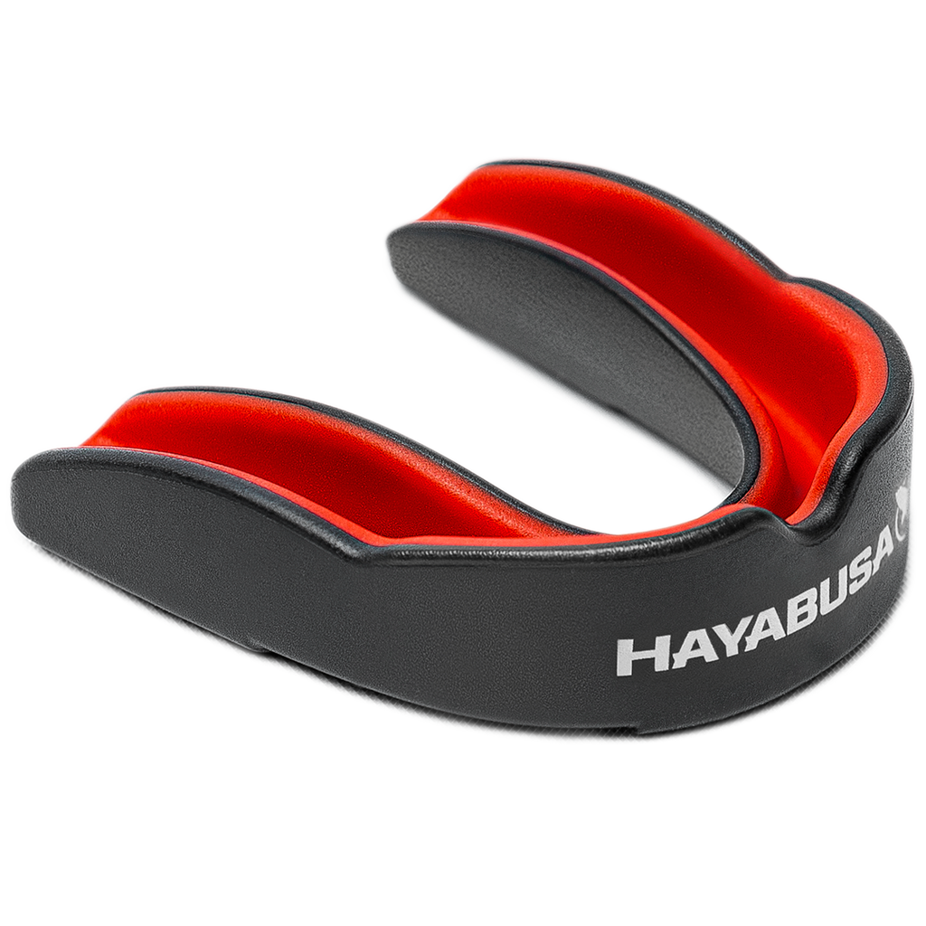 Hayabusa Combat Mouthguard - Adult - zwart/rood