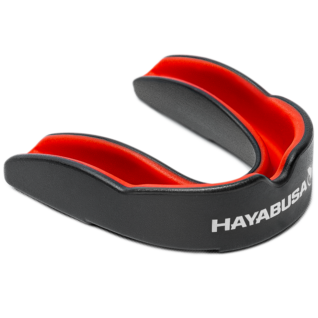 Hayabusa Combat Mouthguard - Adult - zwart/rood