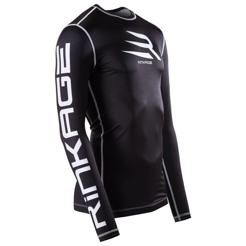 Rinkage Basis Long Sleeve Rashguard - Zwart
