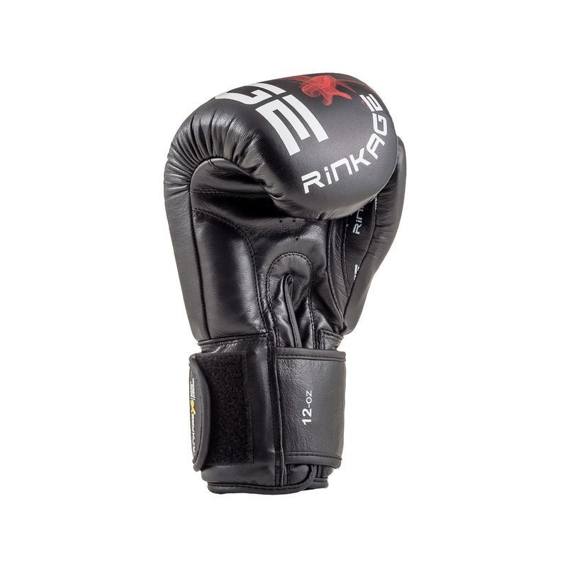 Rinkage Mysterium Bokshandschoenen - Zwart / Rood