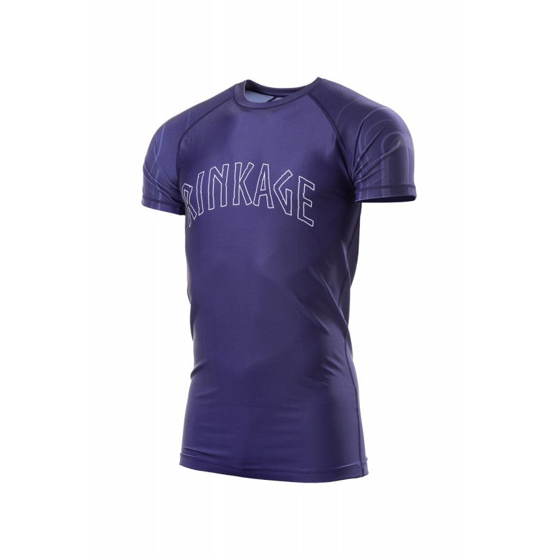 Rinkage Olympia Short Sleeve Rashguard - Blauw