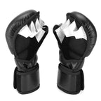 Sanabul Essential 7 oz MMA Hybrid Sparringhandschoenen - Zwart, Zilver