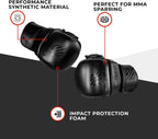 Sanabul Essential 7 oz MMA Hybride Sparringhandschoenen - Zwart