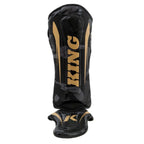 King Pro Boxing - Scheenbeschermers - Shogun - Zwart/goud