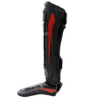 King Pro Boxing - Scheenbeschermers - Shogun - Zwart/rood