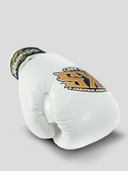 SKS Empire Muay Thai Bokshandschoenen - Echt Leer - Wit / Goud