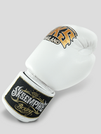 SKS Empire Muay Thai Bokshandschoenen - Echt Leer - Wit / Goud