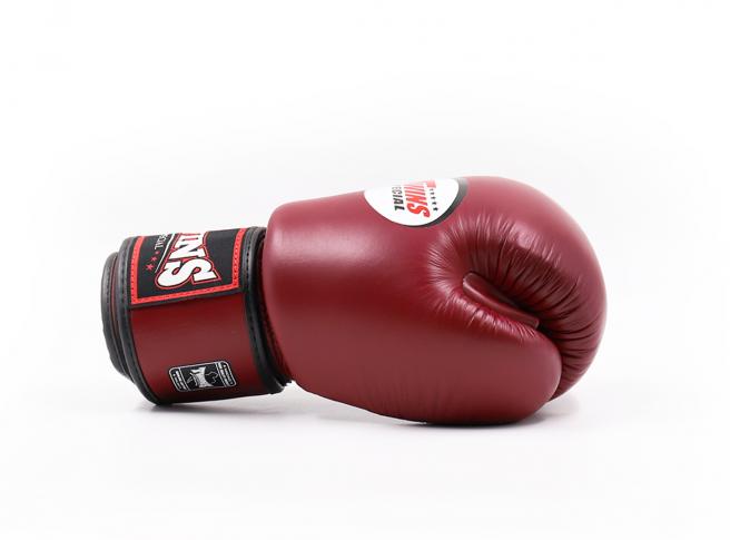 Twins Special BGVL 3 Bokshandschoenen - Echt Leer - Maroon - Wijnrood