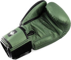 Twins Special BGVL 8 Bokshandschoenen - Echt Leer - Groen / Zwart