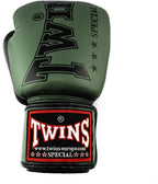 Twins Special BGVL 8 Bokshandschoenen - Echt Leer - Groen / Zwart