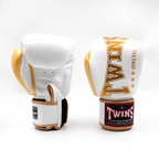 Twins Special BGVL 8 Bokshandschoenen - Echt Leer - Wit / Goud
