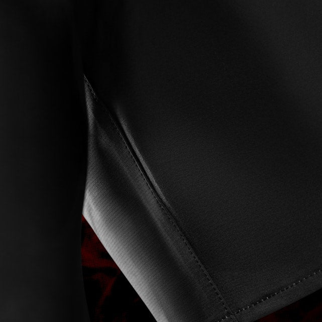 Hayabusa UFC BJJ Heren Grappling Shorts - Zwart / Rood