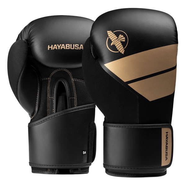 Hayabusa S4 Bokshandschoenen - Zwart/Goud