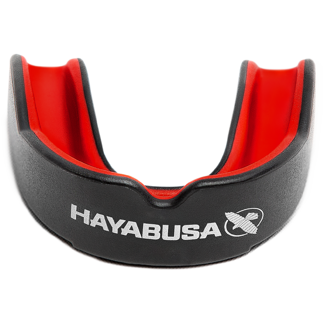 Hayabusa Combat Mouthguard - Adult - zwart/rood