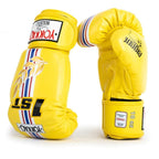 Yokkao - Limited Edition - First At The Race Bokshandschoenen - Echt Leer - Geel